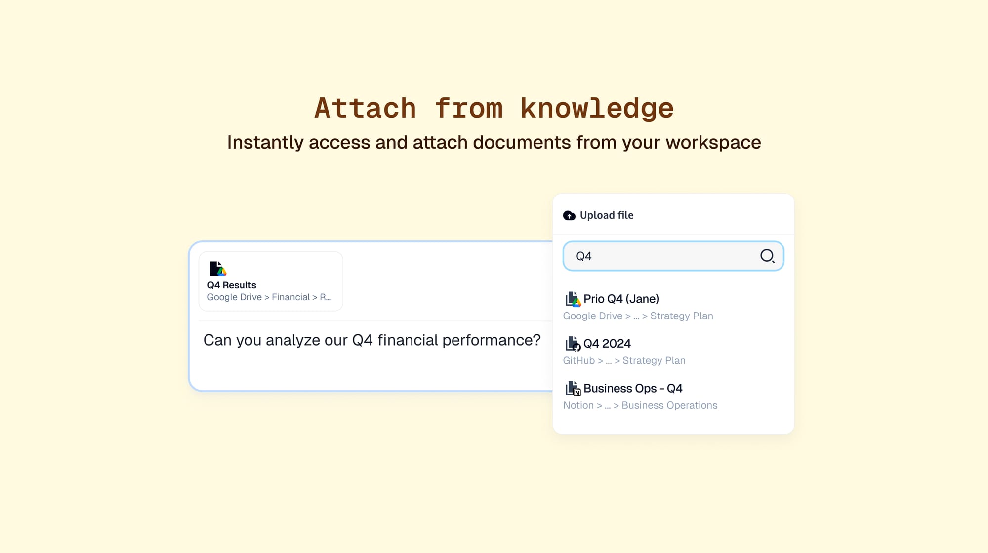 Introducing Attach from Knowledge