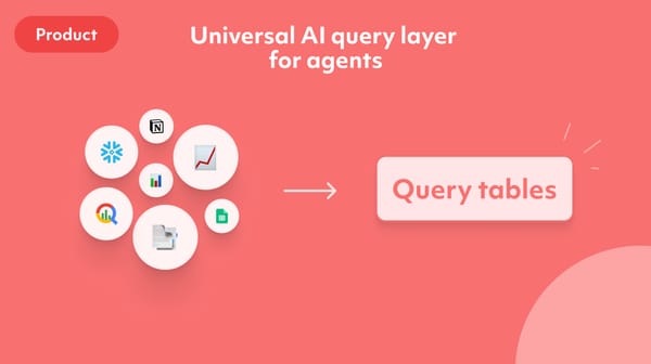 Spreadsheets, Databases, and Beyond: Creating a Universal AI Query Layer