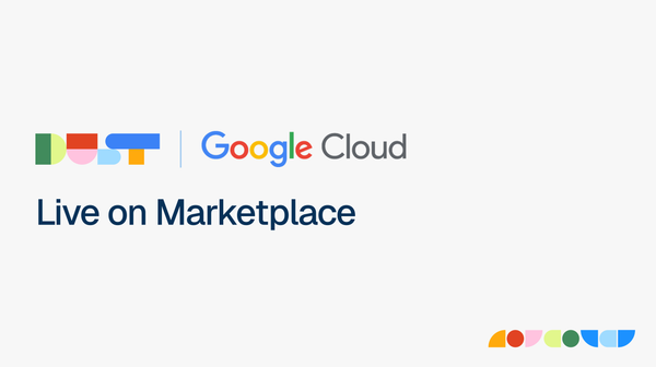 Dust is live on Google Cloud Marketplace